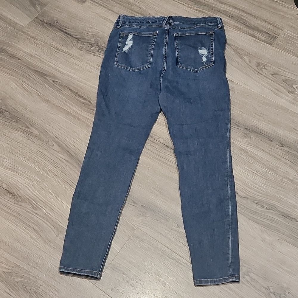 GUC Good American Alwaya Fit Good Legs Skinny Rugged Skinny Jeans - Picture 8 of 8